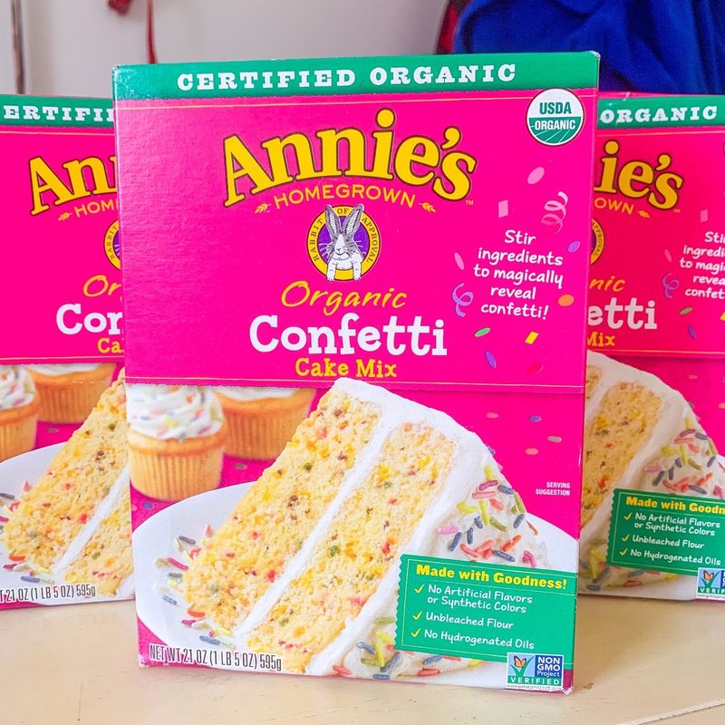 Annie's Organic Confetti Cake Mix
