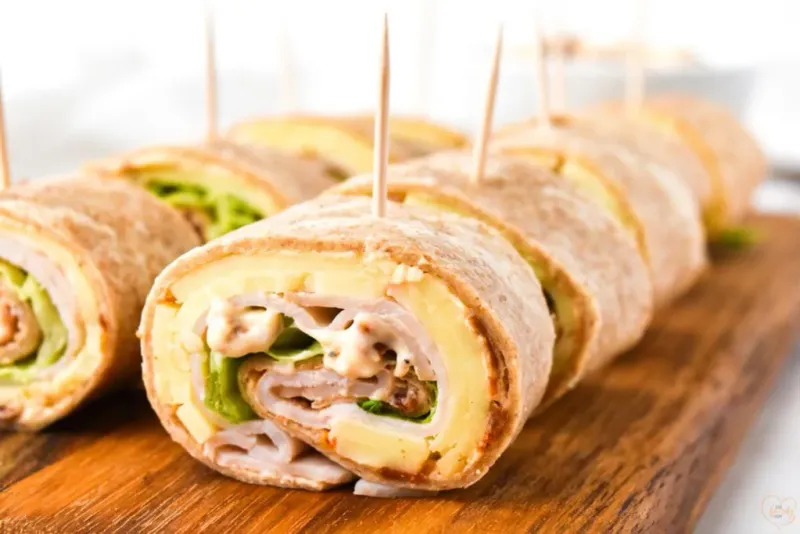 Turkey And Apple Wrap Spirals