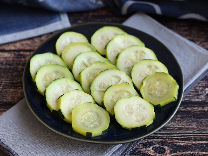 Steamed Zucchini