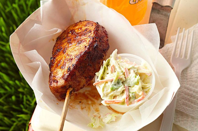 Pork Chop On A Stick
