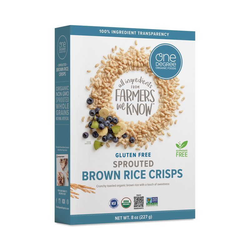 One Degree Organic Sprouted Brown Rice Crisps