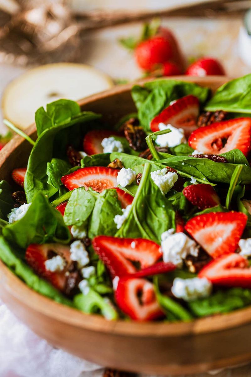 Strawberry Spinach Salad