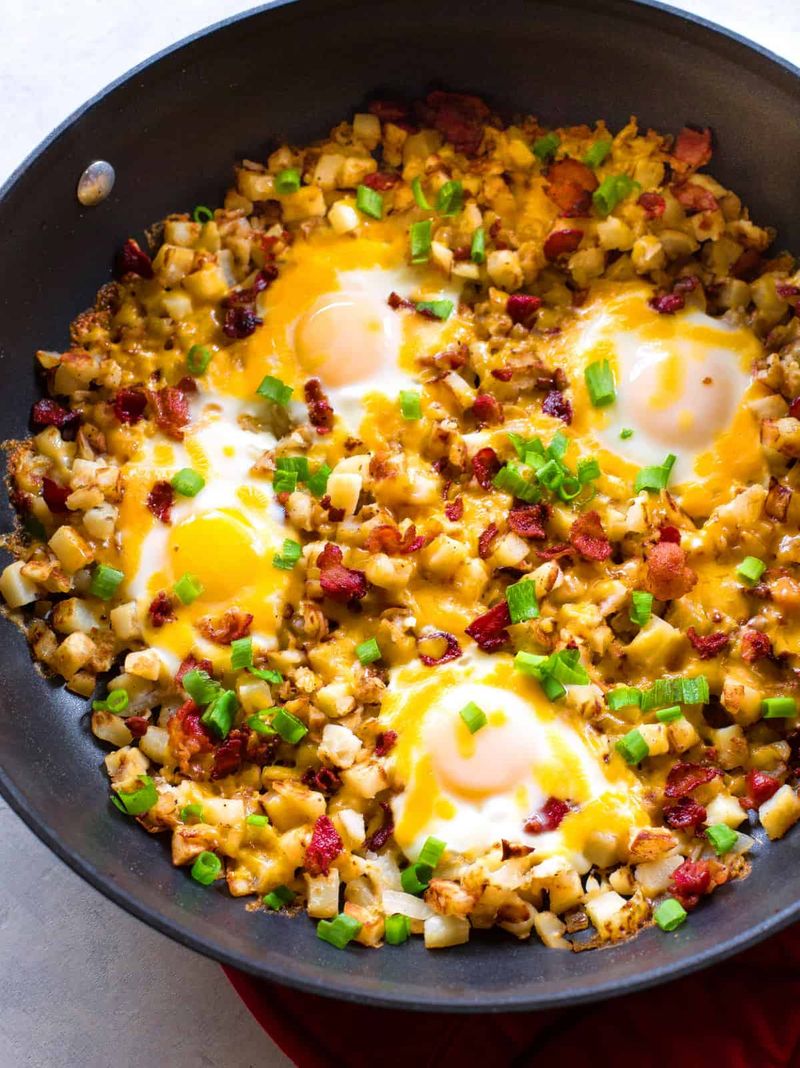 Potato And Egg Breakfast Skillet