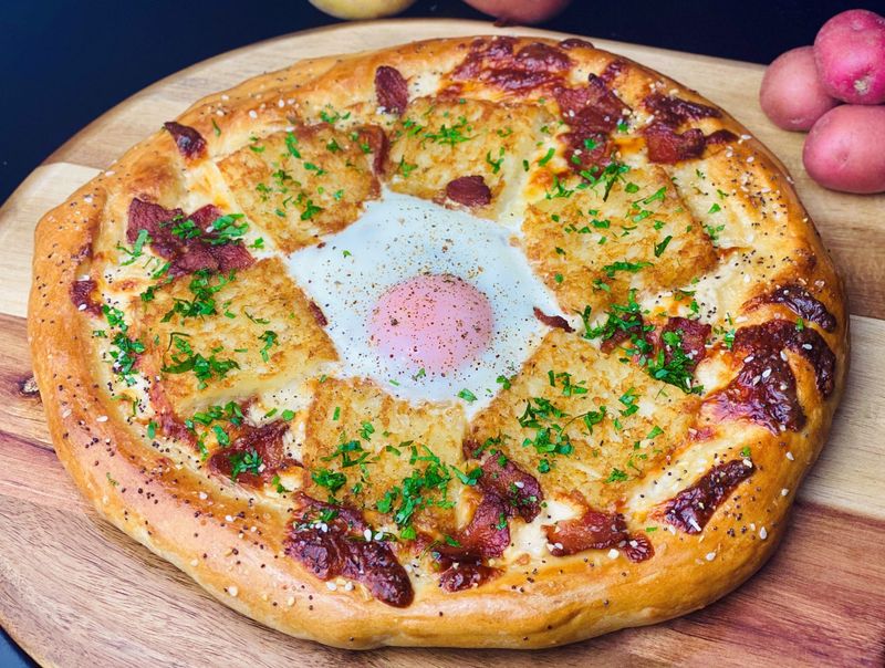 Potato Breakfast Pizza