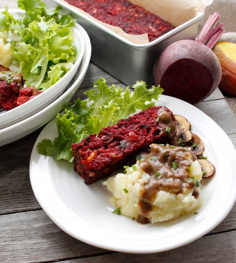 Victory Garden Beet Loaf