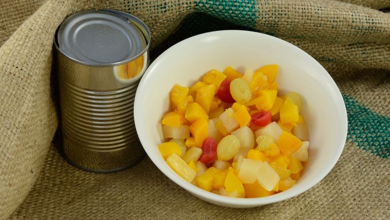 Canned Fruit Cocktail Pie