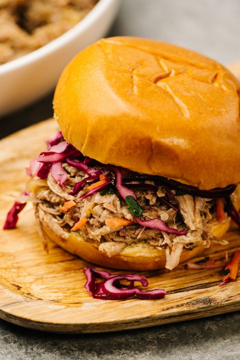 Slow Cooker Apple Cider Pulled Pork