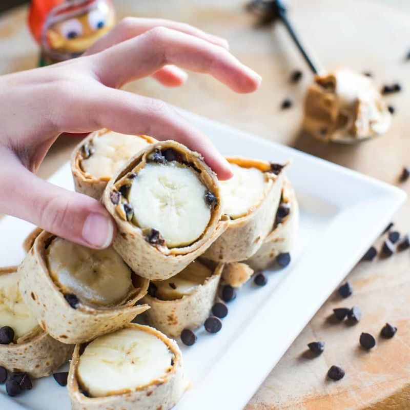 Peanut Butter Banana Sushi