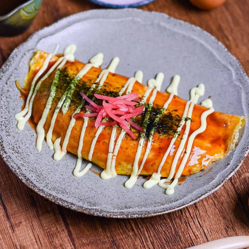 Ramen Noodle Omelette