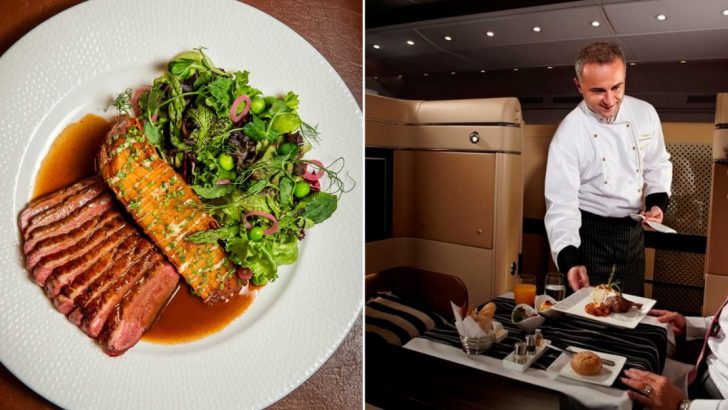 Ranked: The Most Lavish In-Flight Meals In History