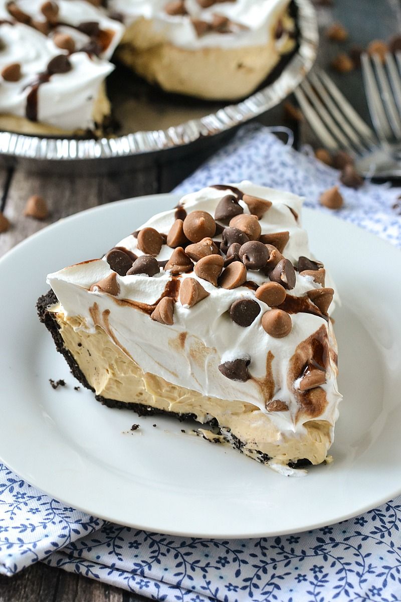 No-Bake Peanut Butter Pie