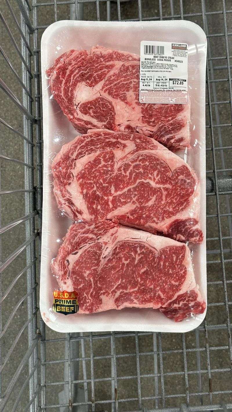 Frozen 'Steakhouse Quality' Ribeyes