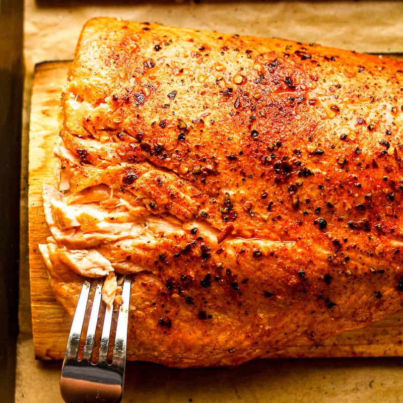 Maple-Glazed Cedar Plank Salmon