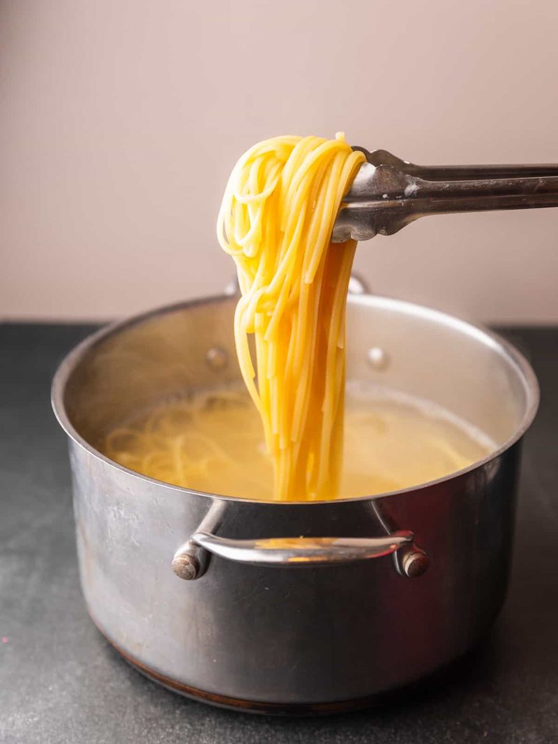 Cook Pasta Just Shy Of Al Dente