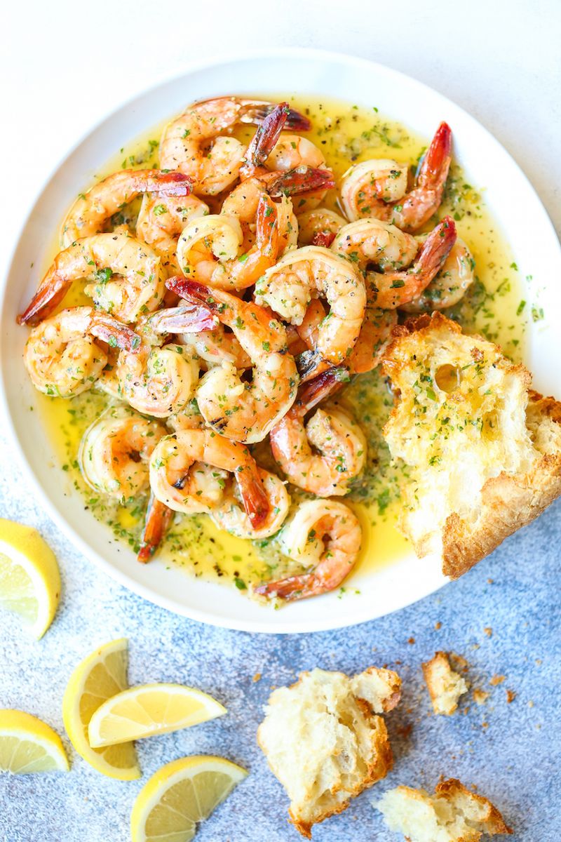Garlicky Shrimp Scampi Just Like Italian Restaurants