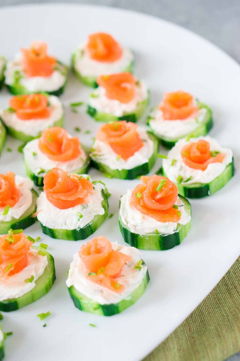 Smoked Salmon And Cucumber Bites