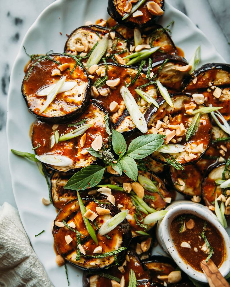 Thai-Style Grilled Eggplant