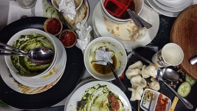 Making A Mess And Not Cleaning Up