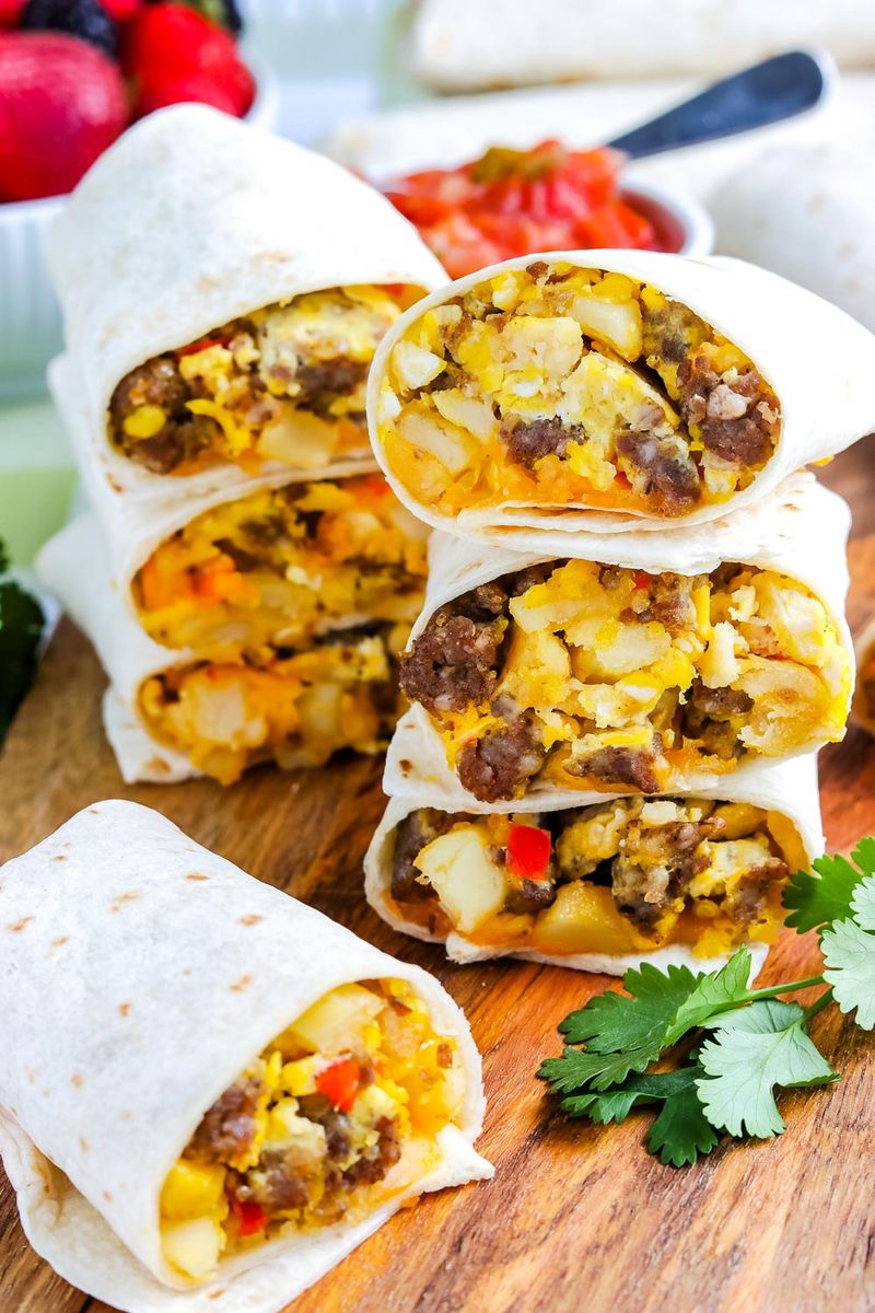 Freezer-Friendly Breakfast Burritos