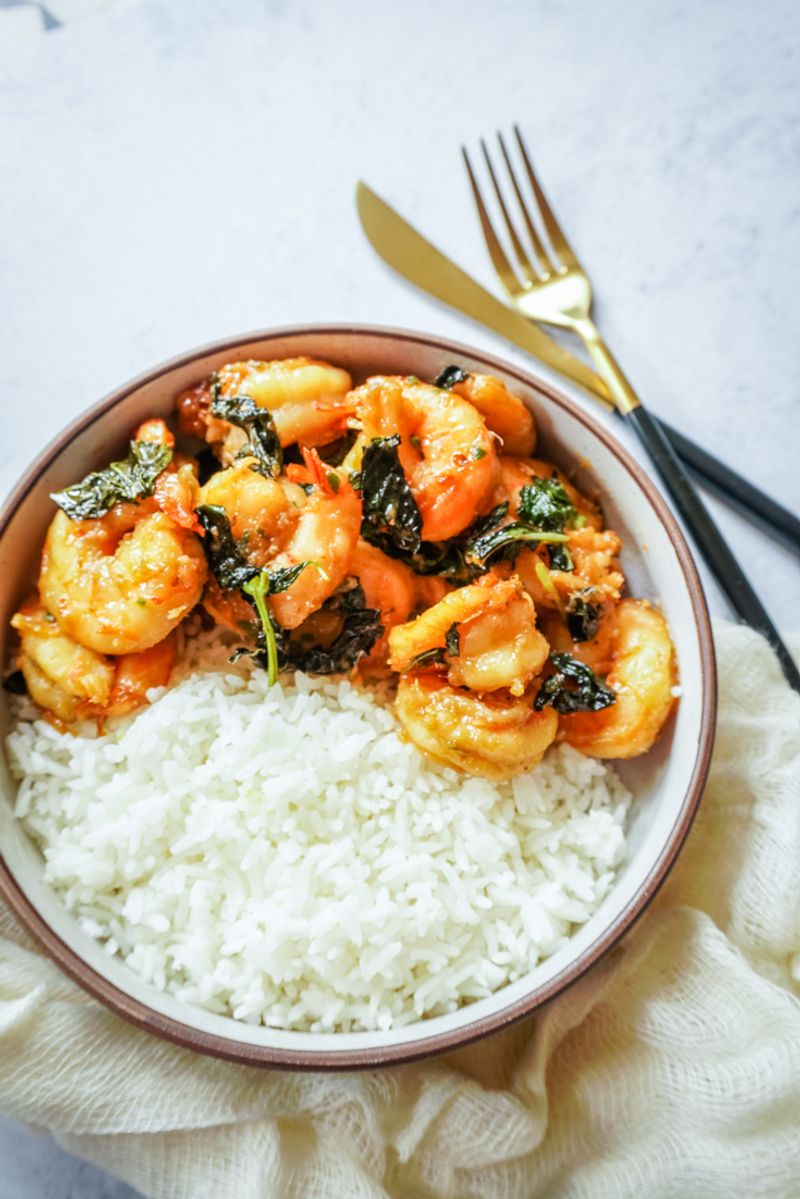 Thai Basil Shrimp