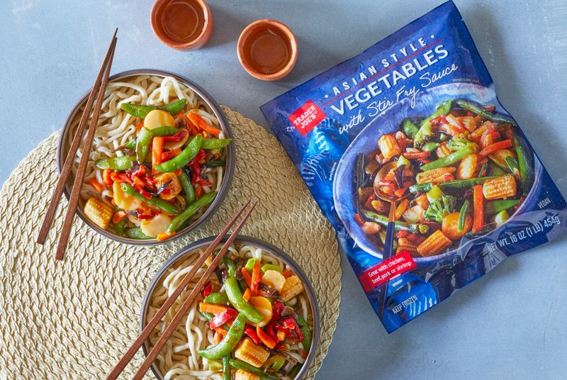 Asian Style Vegetables With Stir Fry Sauce