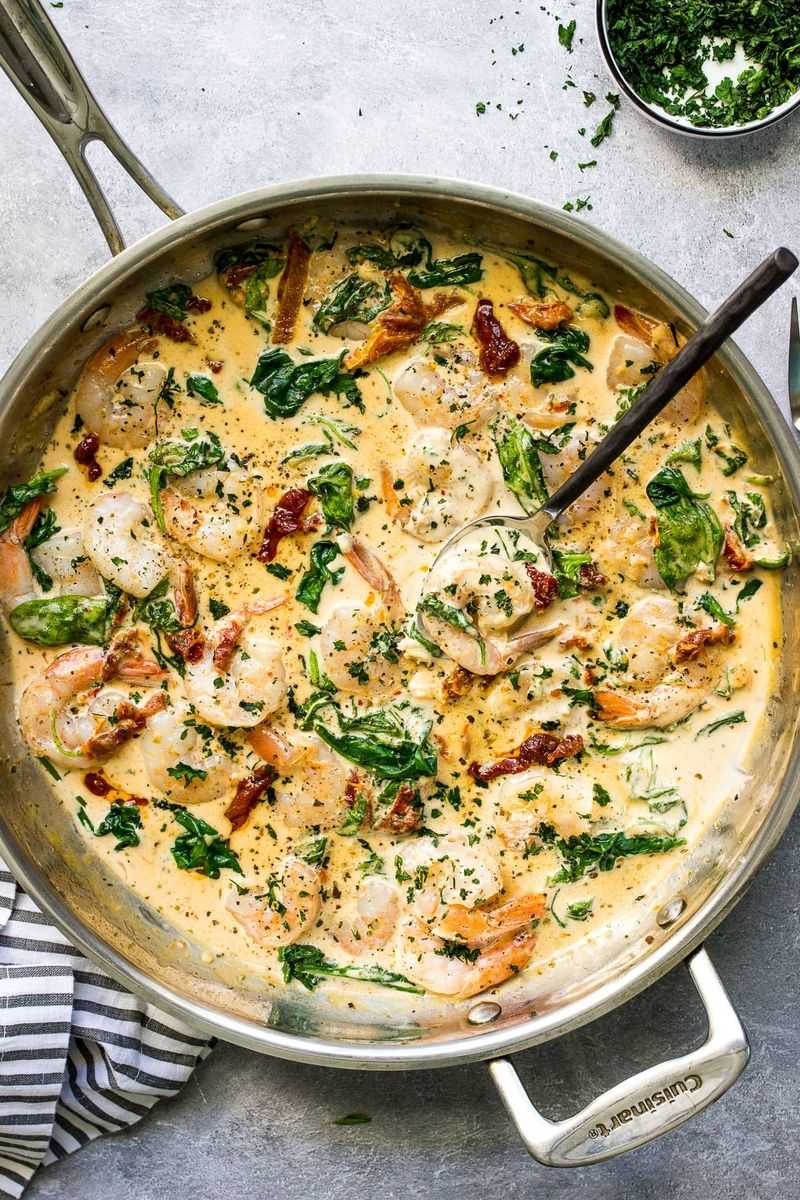 Creamy Tuscan Shrimp