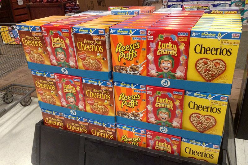 Loading Up On Sugary Cereals