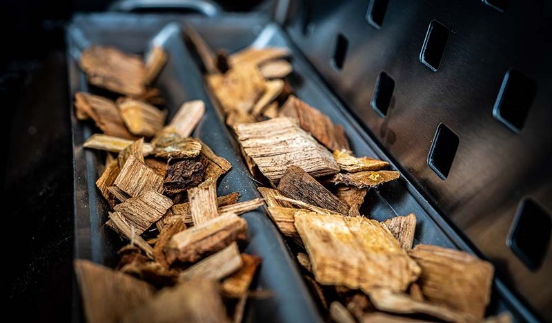 Use Real Wood Chips For Extra Smoke