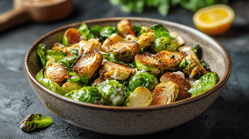 Charred Brussels Sprout Caesar