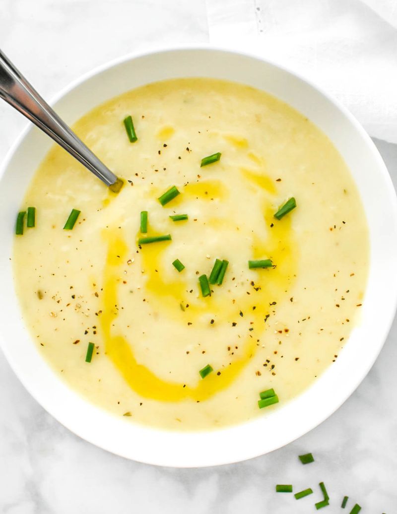 Creamy Potato Leek Soup
