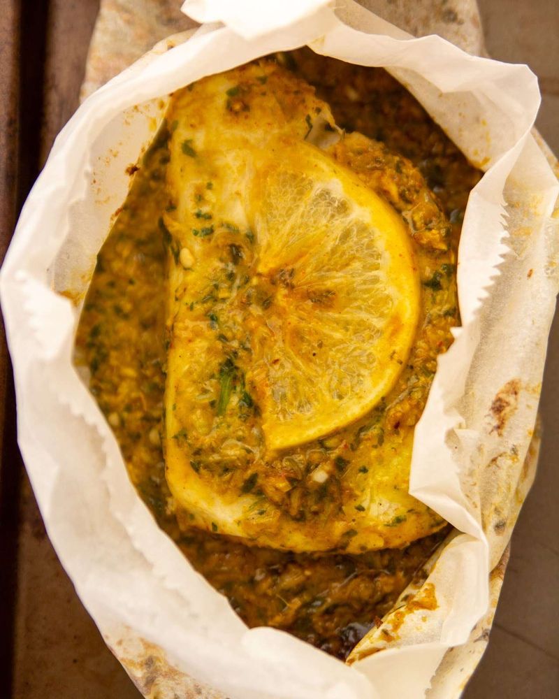 Turmeric Ginger Salmon Packets