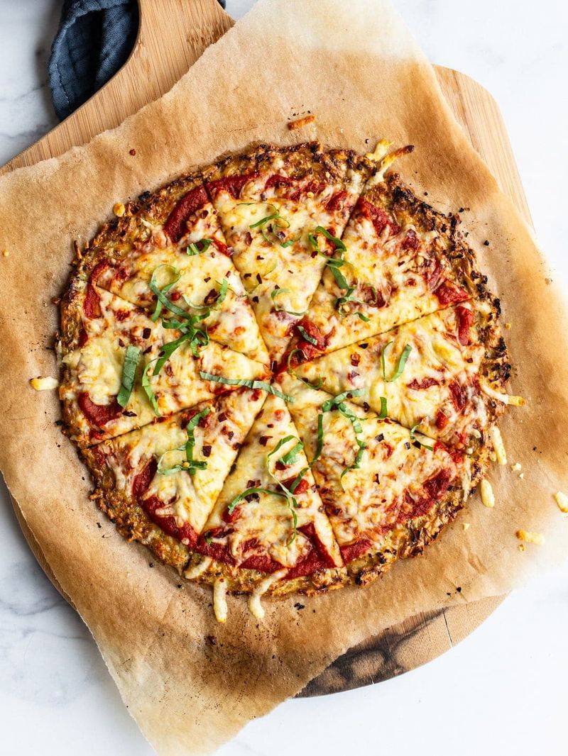 Crispy Cauliflower Pizza Crust