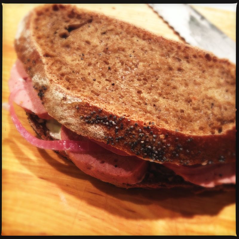 Liver Sausage Sandwich Surprise