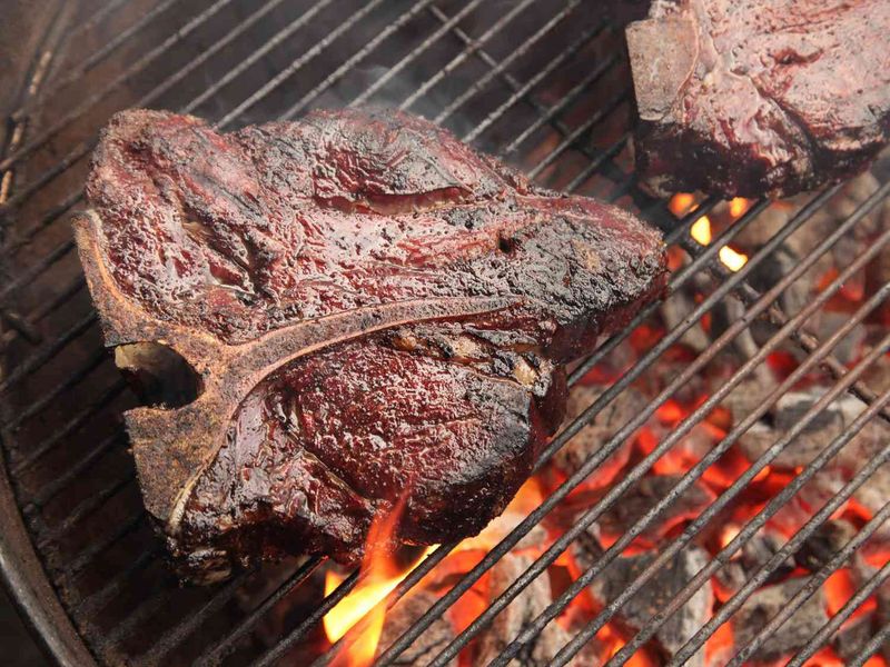 Flipping Meat Constantly