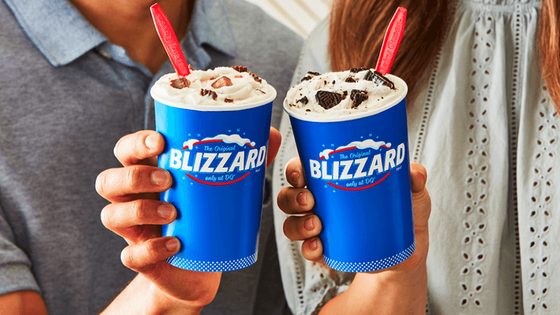 Dairy Queen Blizzard (Oreo Or Reese's)