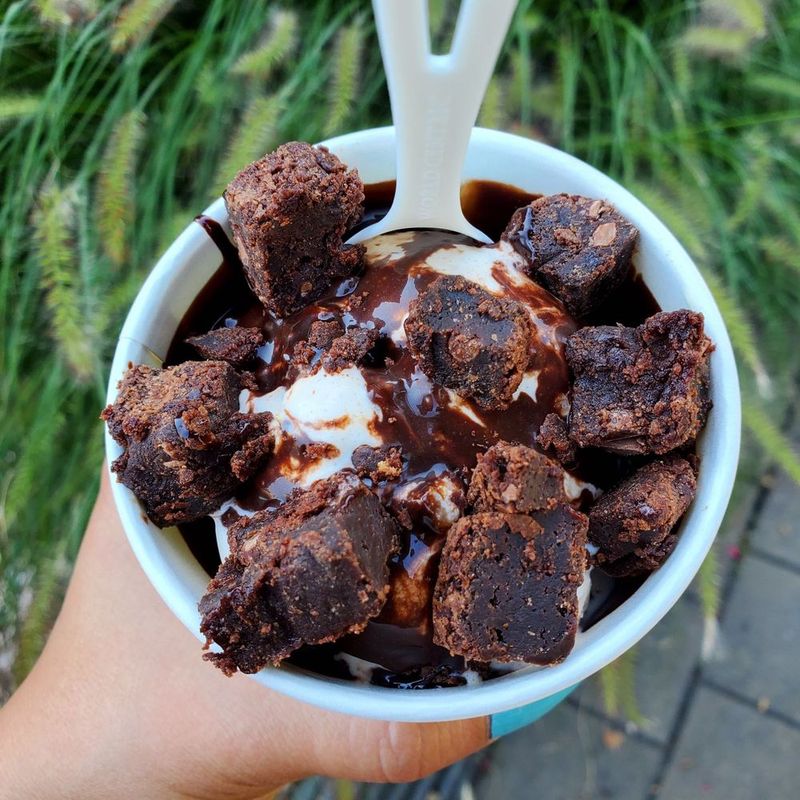 Fancy Plated Brownies