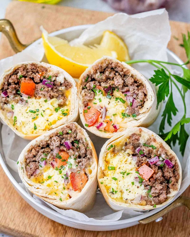 Breakfast Burrito Dinner Wraps
