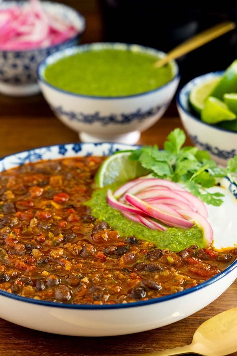 Smoky Black Bean Chili