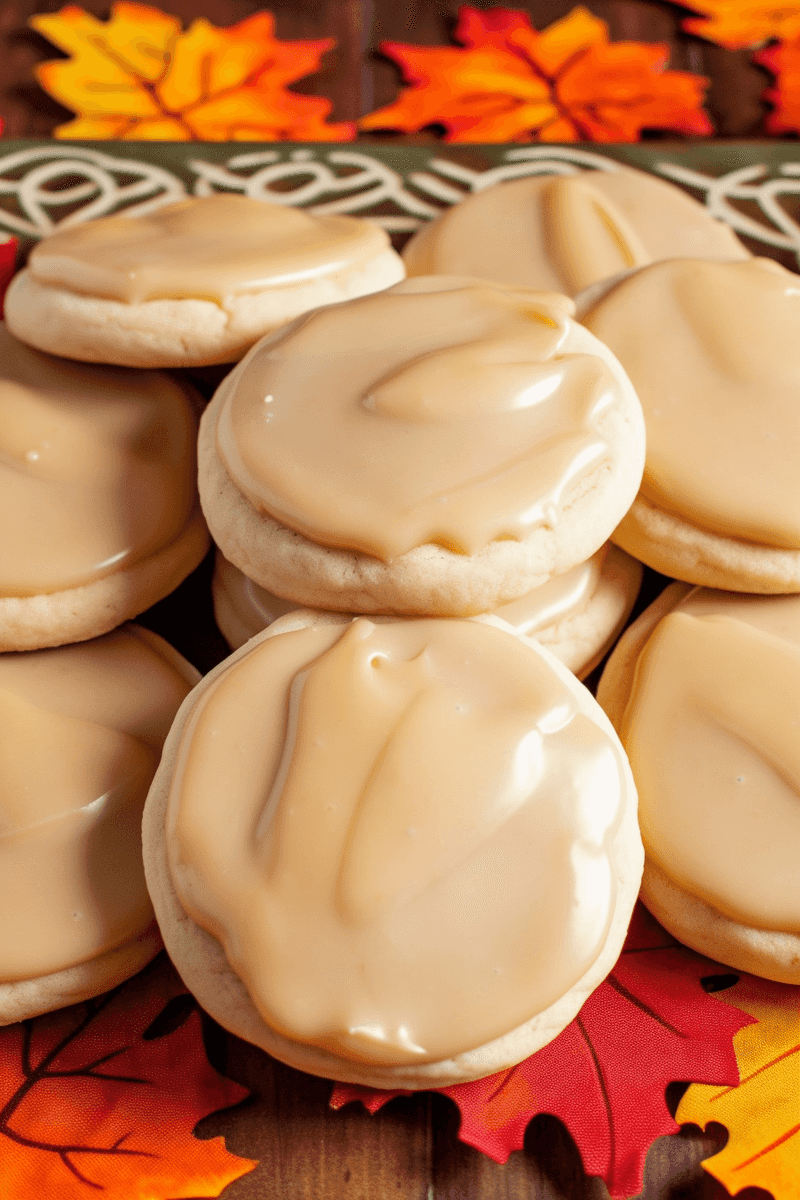 Maple Glazed Sugar Cookies