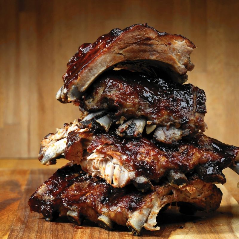 Grilled Bourbon BBQ Ribs