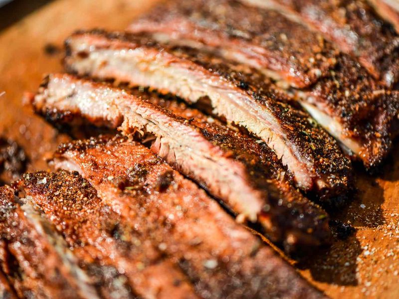 Smoked Ribs With Homemade Dry Rub