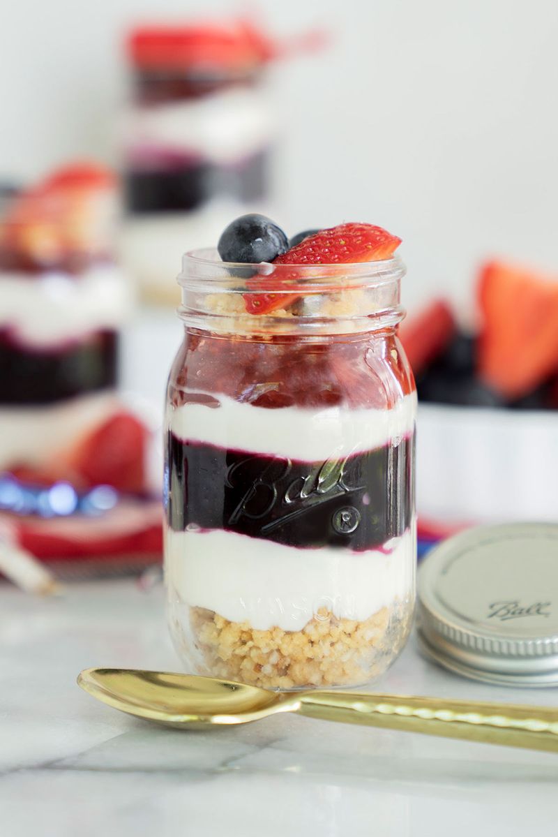 Berry-Blasted Mason Jar Pies