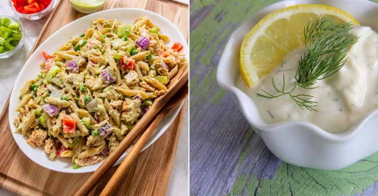 mayonnaise replacement in tuna pasta salad