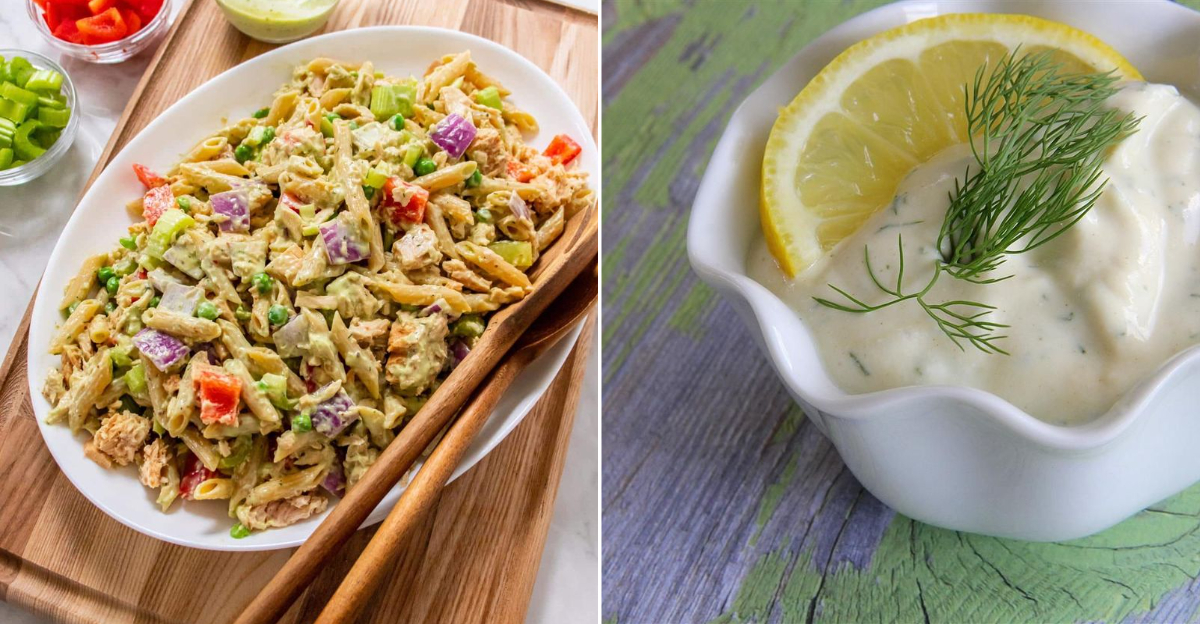 mayonnaise replacement in tuna pasta salad