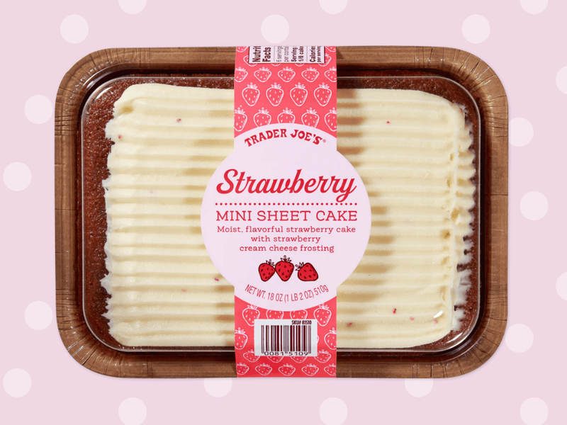 Strawberry Mini Sheet Cake