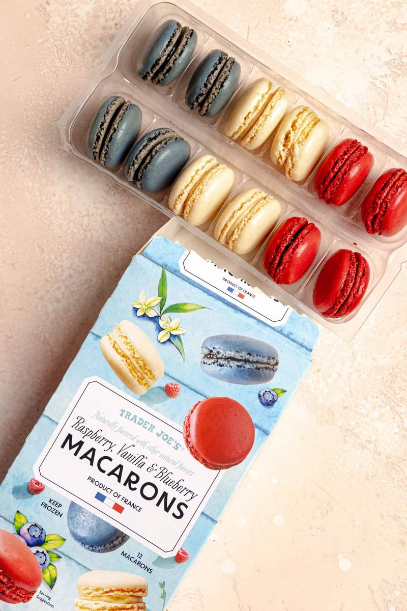Red White & Blue Macarons