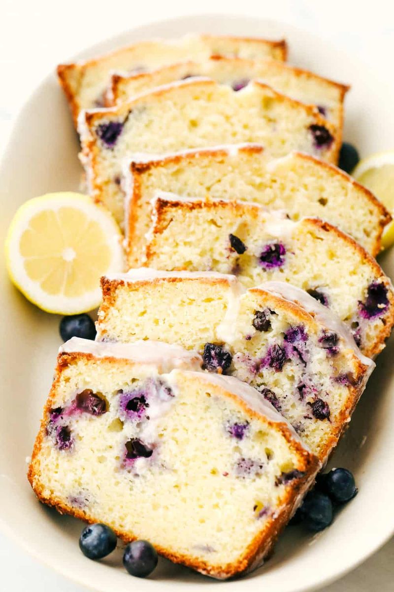 Blueberry Lemon Pound Cake