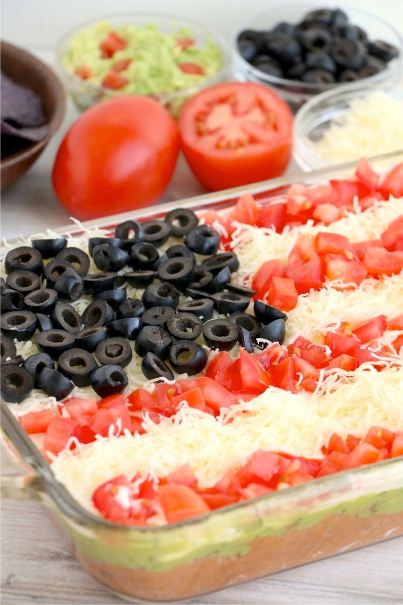 American Flag Layer Dip