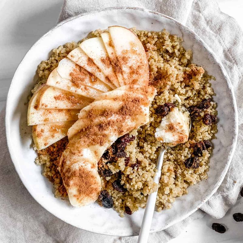 Cinnamon Apple Breakfast Quinoa