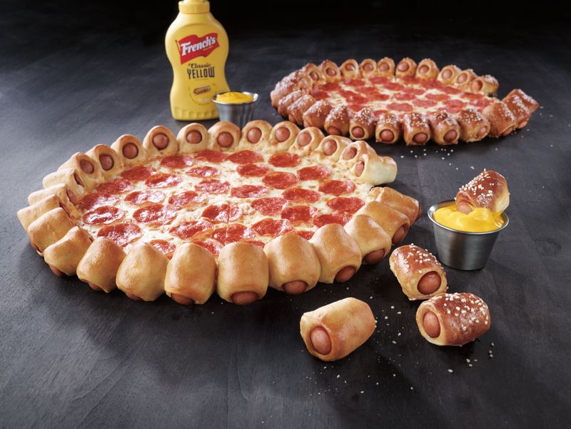 Pizza Hut's Hot Dog Stuffed Crust Pizza (U.S. version)